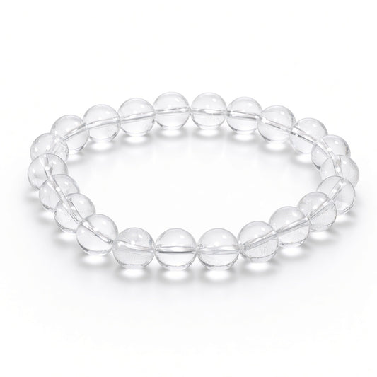 Clear Quartz Clarity & Focus Bracelet — Real Studio Product Photography