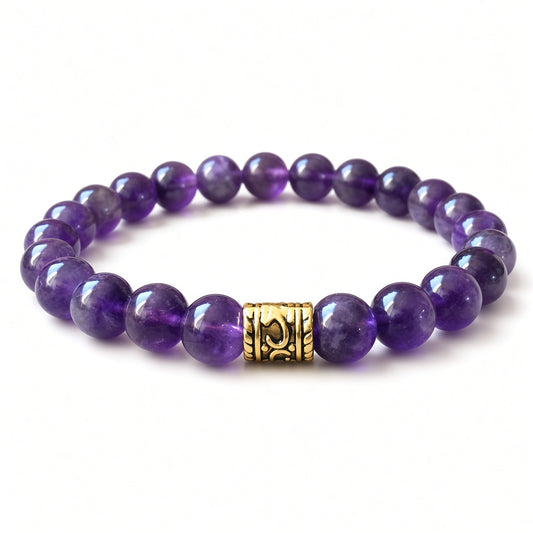 Amethyst & Moonstone Calm Intuition Bracelet — Real Studio Product Photography