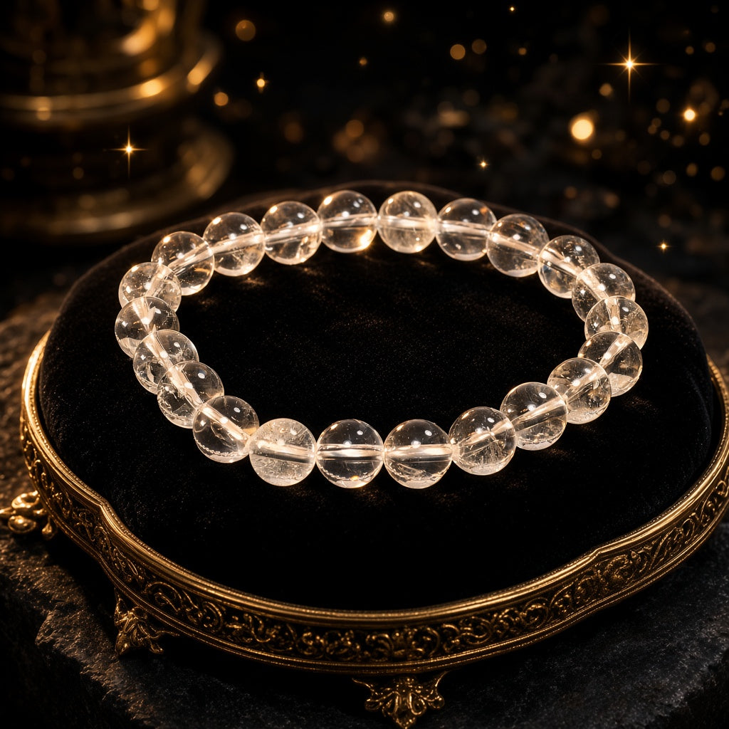 Clear Quartz Clarity & Focus Bracelet — Soleilx Atelier