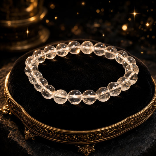 Clear Quartz Clarity & Focus Bracelet — Soleilx Atelier